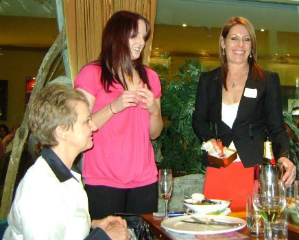 Kerrie at the Covers Outfit Lunch